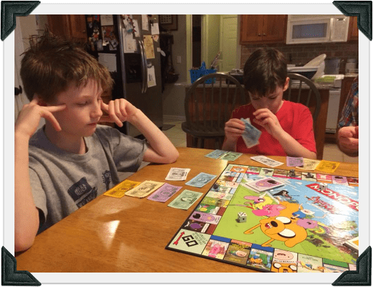 homeschool gaming monopoly