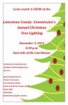 Limestone County Commission Tree Lighting