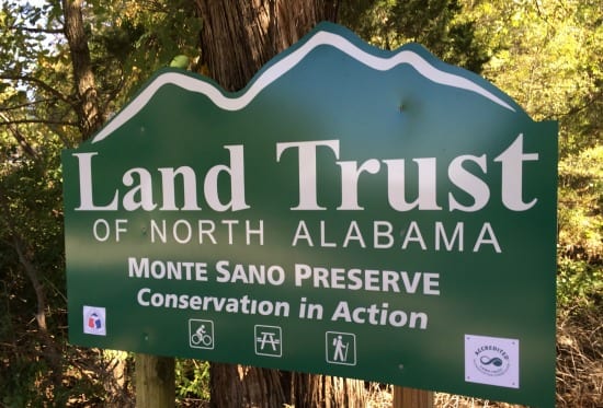 Land Trust sign