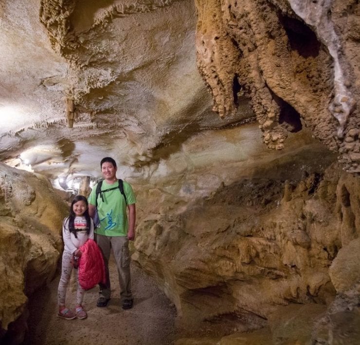 Yonder Girl goes caving with her dad in North Alabama