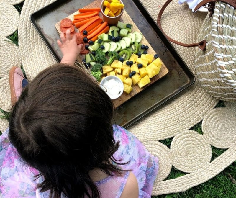 backyard movie snack tray