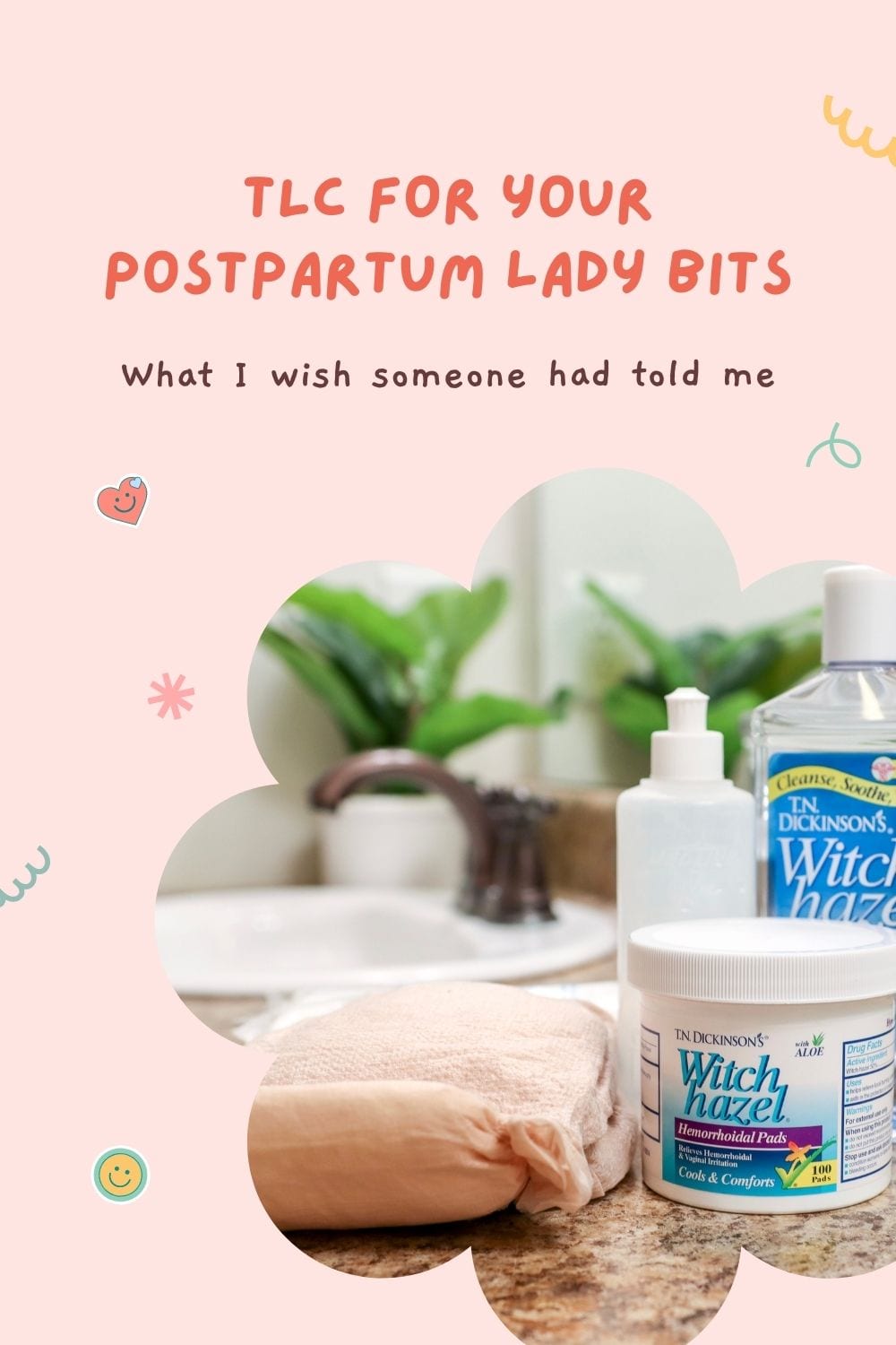 pinterest pin for postpartum lady bits article
