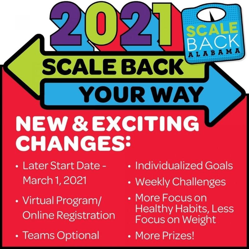 ©Scale Back Alabama returns this year with new changes.