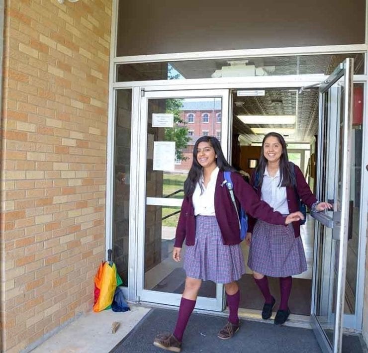 Students can enjoy a college-like experience while in high school at Saint Bernard.