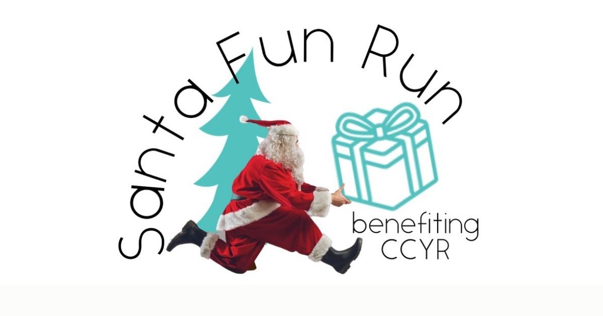 text logo for Santa Fun Run