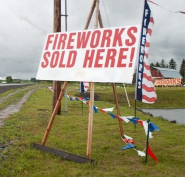 fireworks stand