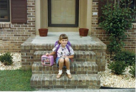 My first day of school Then. 