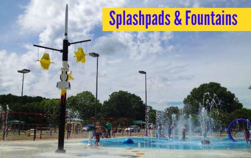 Huntsville AL Splash pads and fountains