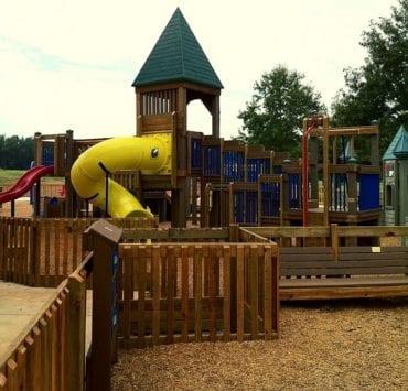 play station playground at Sharon Johnston Park in New Market Alabama