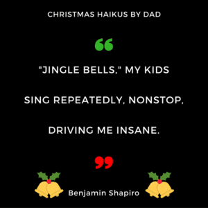 holiday haikus jingle bells