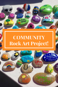 How to start a community crowd-sourced art project that kids will love! 