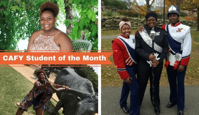 CAFY Student of the Month Vivica Parker