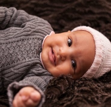 cute african american baby