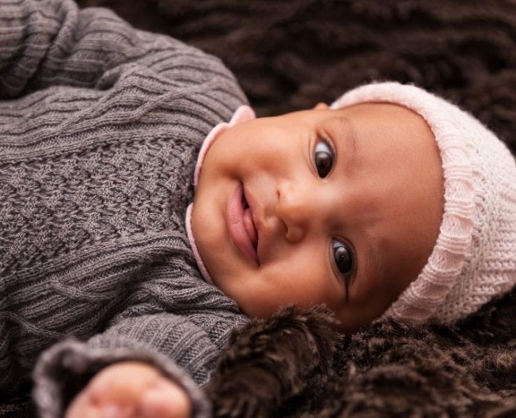 cute african american baby