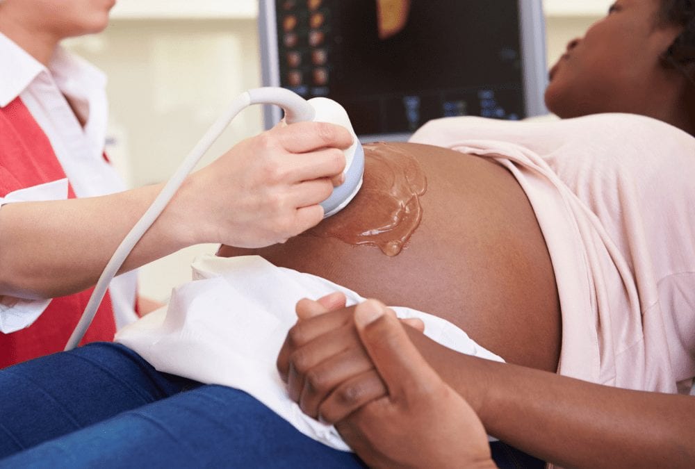 pregnant black woman ultrasound