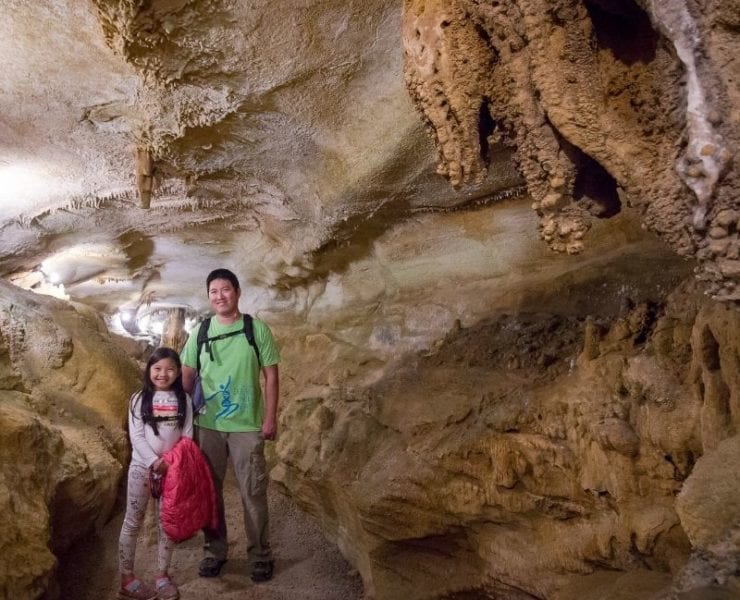 Yonder Girl goes caving with her dad in North Alabama