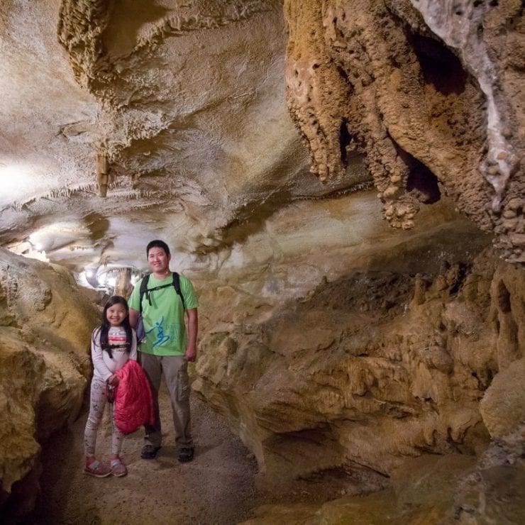 Yonder Girl goes caving with her dad in North Alabama