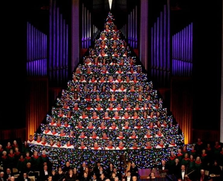 Living Christmas Tree First Baptist Church Huntsville