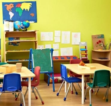 preschool classroom setting