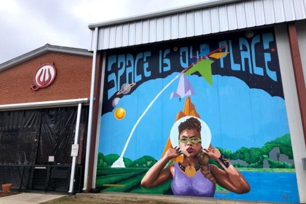 Mural at Straight to Ale Space Is Our Place Huntsville Alabama