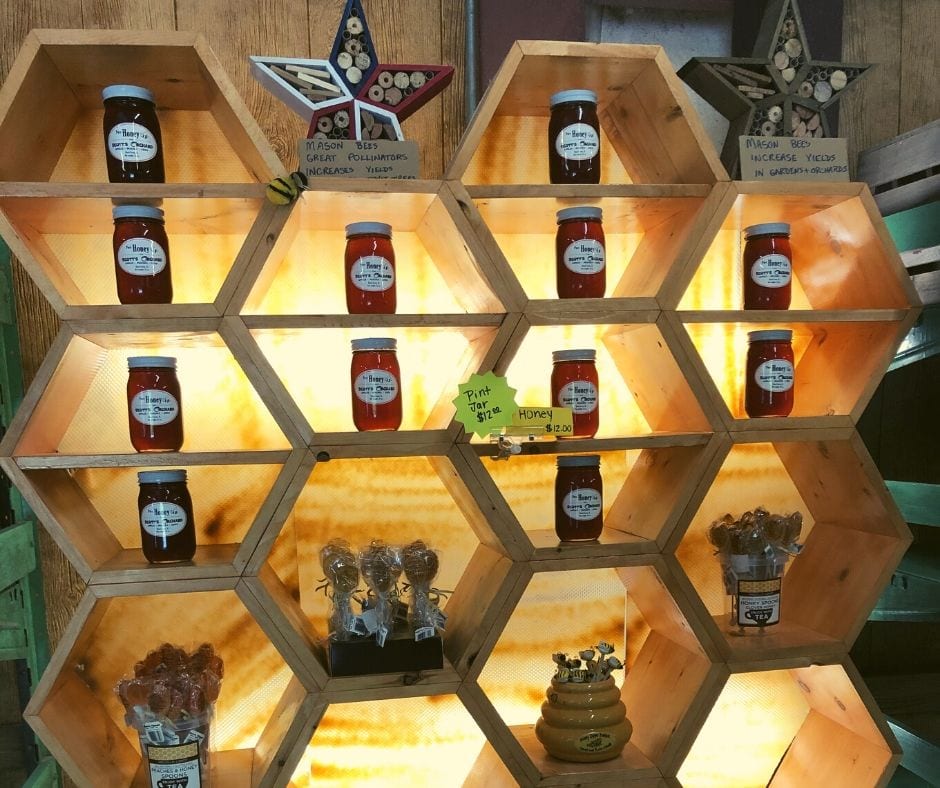 local honey display