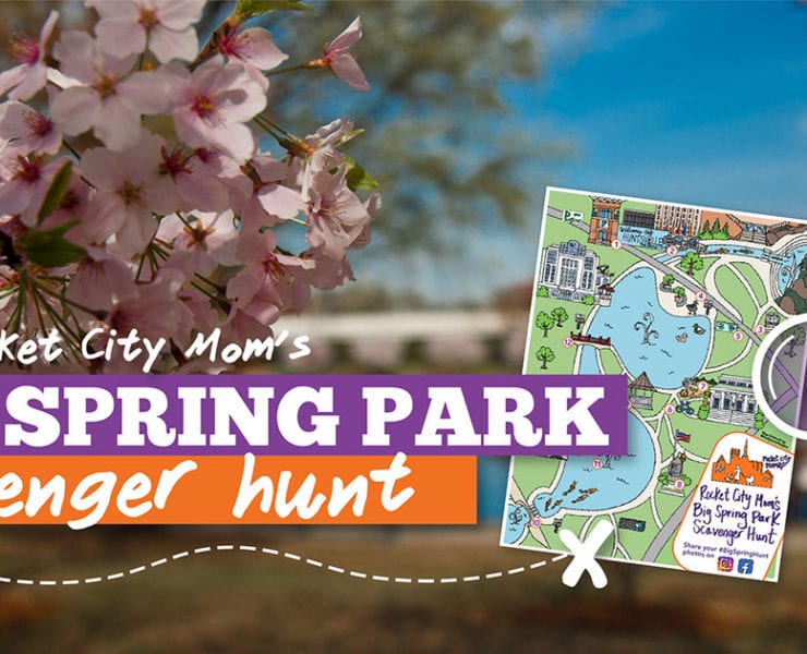 Rocket City Mom Big Spring park Scavenger Hunt wide