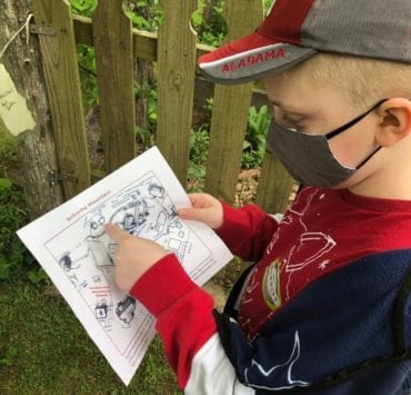 Let kids put on their thinking caps as they work through the GeoQuest clues at Burritt on the Mountain.
