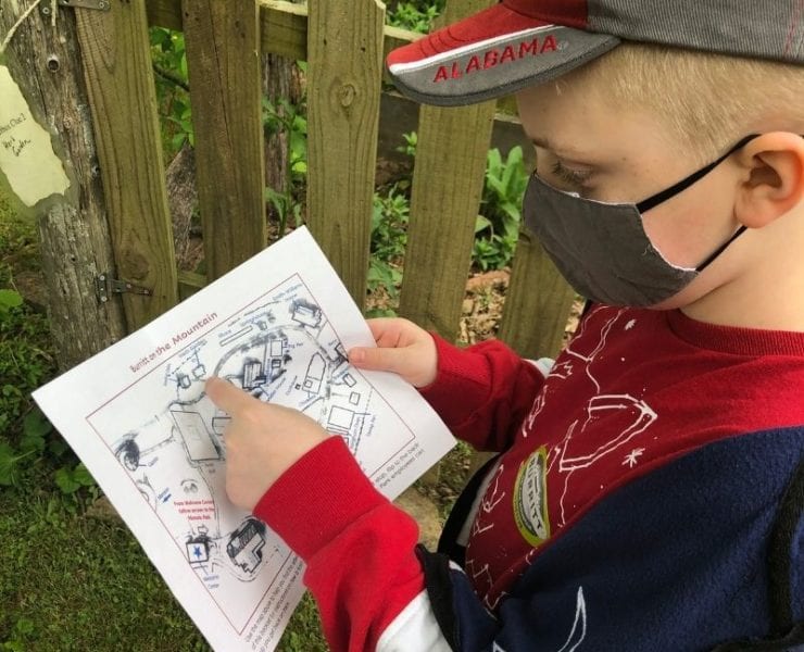 Let kids put on their thinking caps as they work through the GeoQuest clues at Burritt on the Mountain.