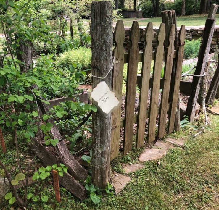GeoQuest clues are marked throughout Burritt on the Mountain.