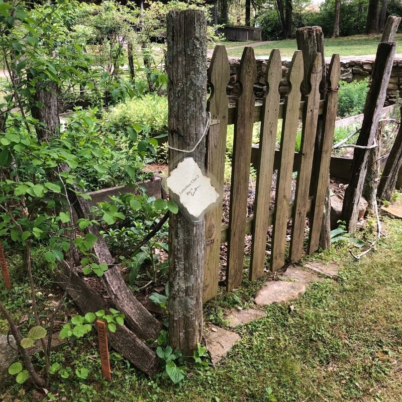 GeoQuest clues are marked throughout Burritt on the Mountain.
