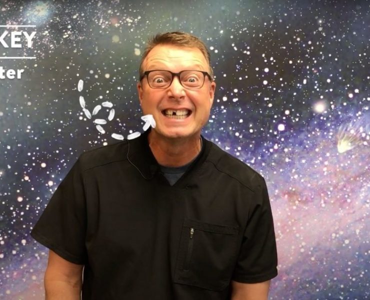 Dr. Lackey from Alabama Pediatric Dental Associates and his black tooth