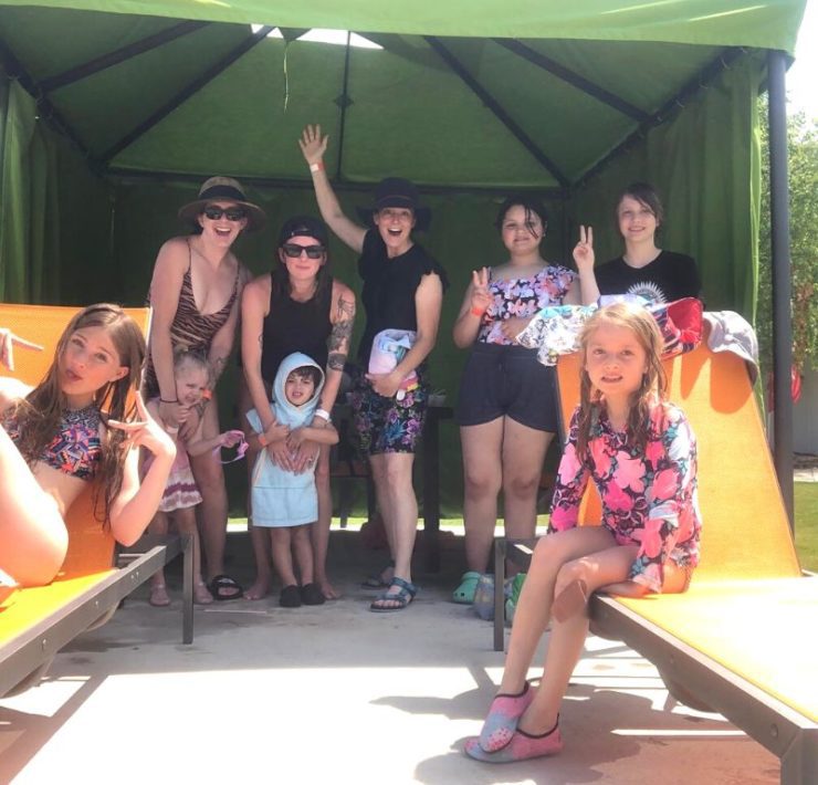 new cabanas at Point Mallard water park