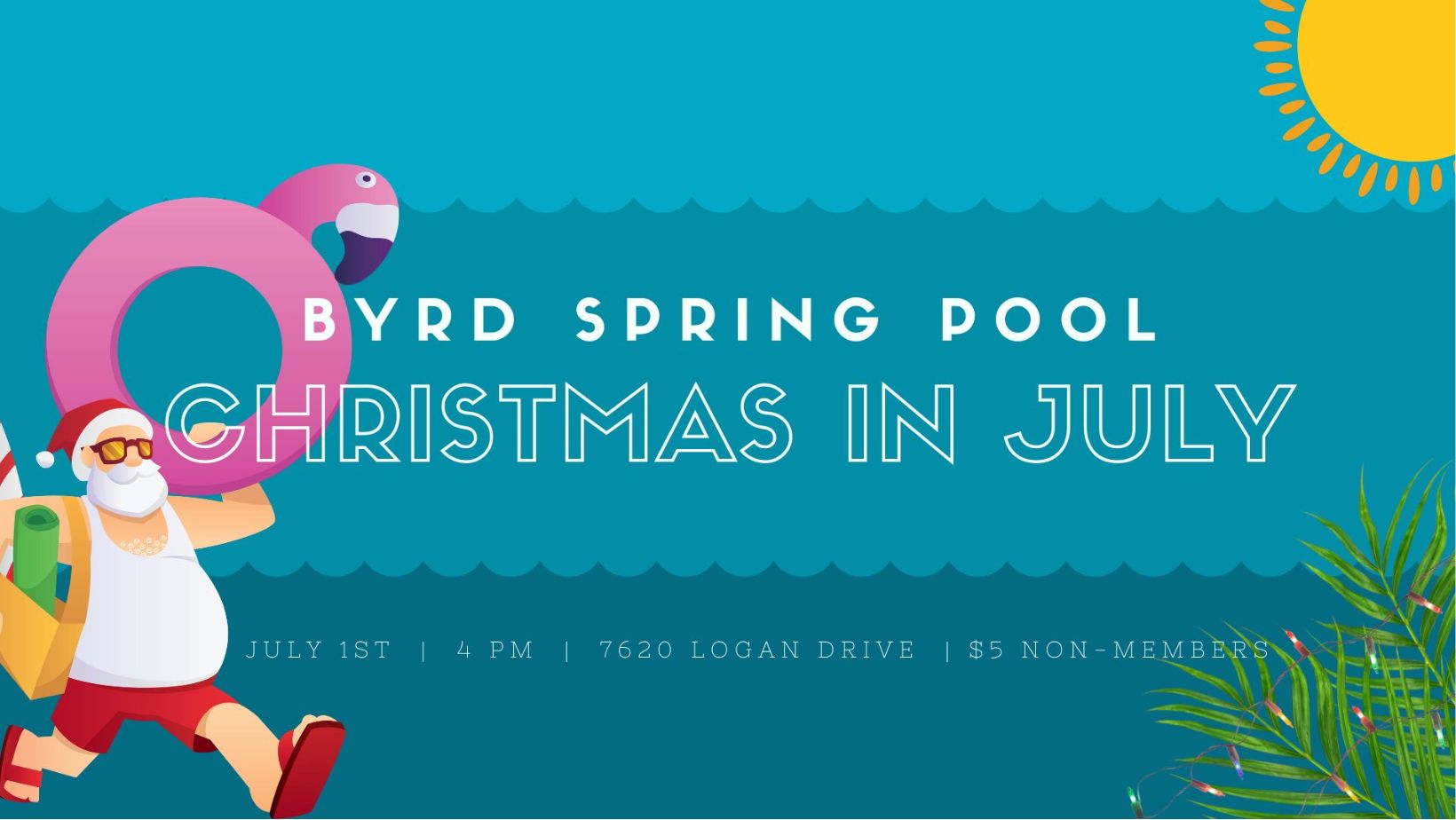 Christmas in July Pool Party Rocket City Mom Huntsville events