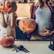 Pumpkin Halloween Costume Pregnancy Bump