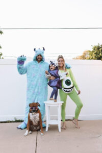 Monsters Inc Family Pregnancy Bump Halloween Costume