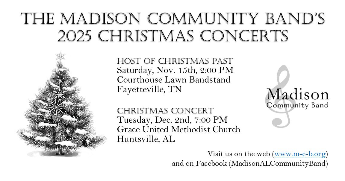 2025 Xmas Concerts – Flyer wide