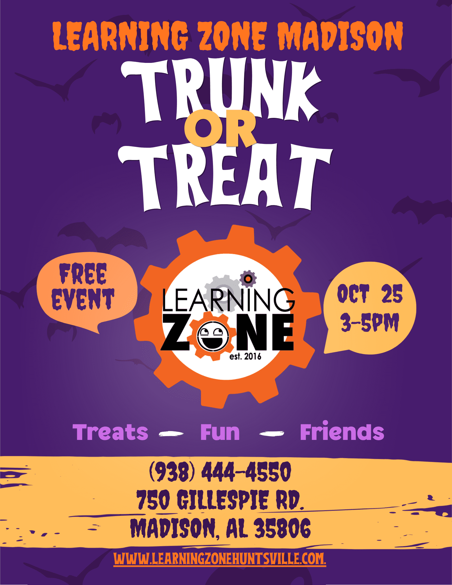 LZM Trunk Or Treat Flyer